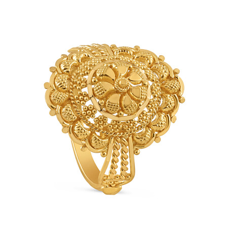 Women Gold Ring | Size L