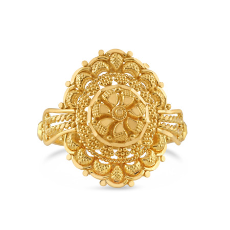 Women Gold Ring | Size L