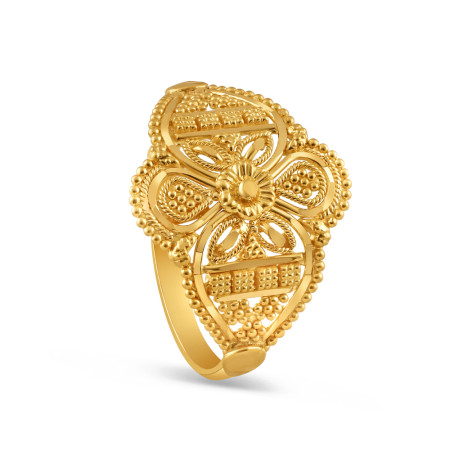 Yellow Gold Ring | Size K 1/2
