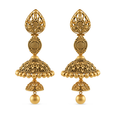 22ct Gold Jhumkha Earring | Armari Collection
