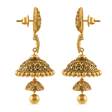 22ct Gold Jhumkha Earring | Armari Collection