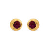22ct Gold Stud Earring with CZ Stone