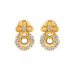22ct Gold Flora Fancy Earring Stud