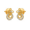 22ct Gold Flora Fancy Earring Stud
