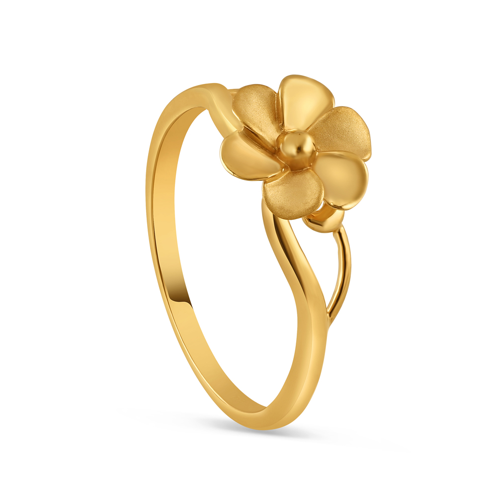 22ct Gold Flower Ring