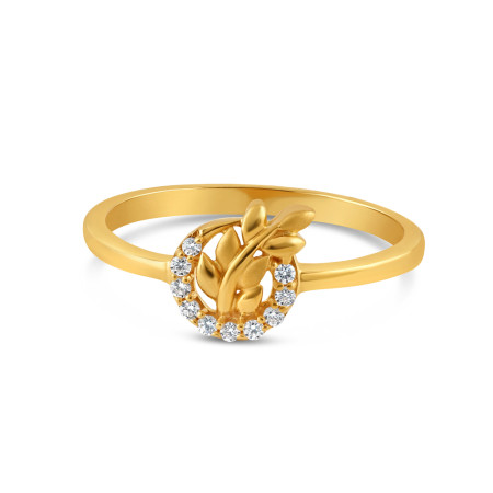 22ct Gold CZ Ring for Ladies | Size N 1/2