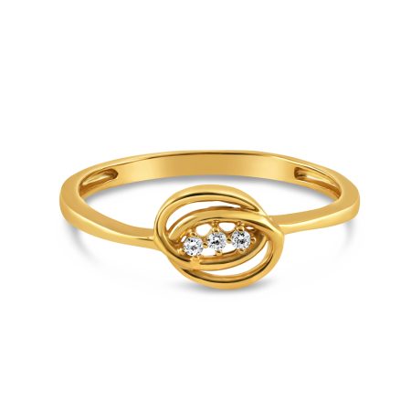 22ct Gold Fancy CZ Ring | Size N