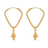 22ct Gold Fancy Hoop Earring