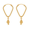 22ct Gold Fancy Hoop Earring