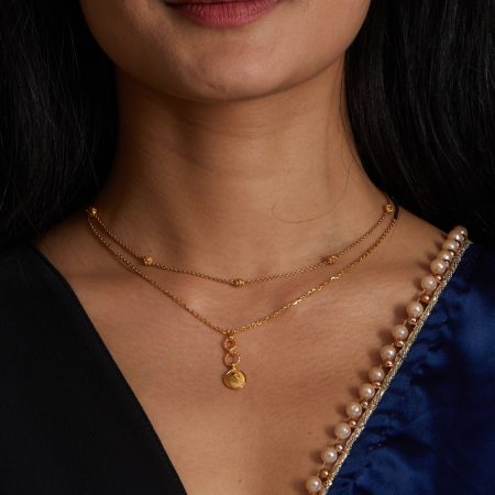 Delicate gold mangalsutra discount
