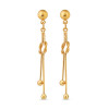Gold Drop Earring in 22ct | 1.5 Inches