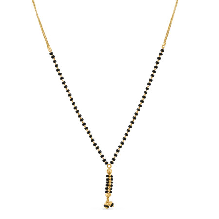 Yellow Gold Mangalsutra | 18 Inches
