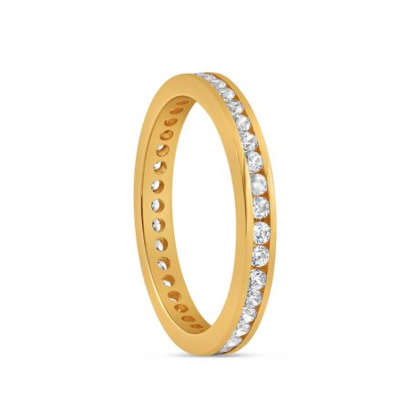 22ct Gold CZ Band