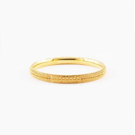 Bangle in 22ct Gold | Jali Collection | Size 2.6
