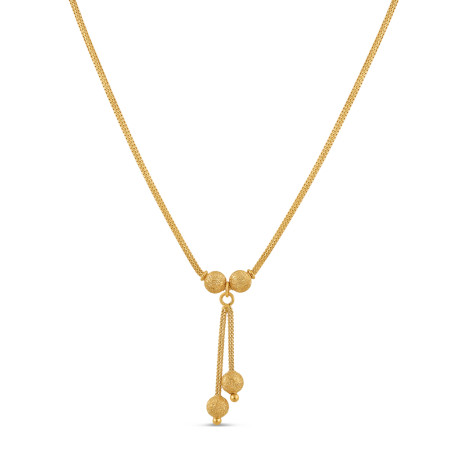 22 carat Gold Choker Chain Necklace | 16.5 inches