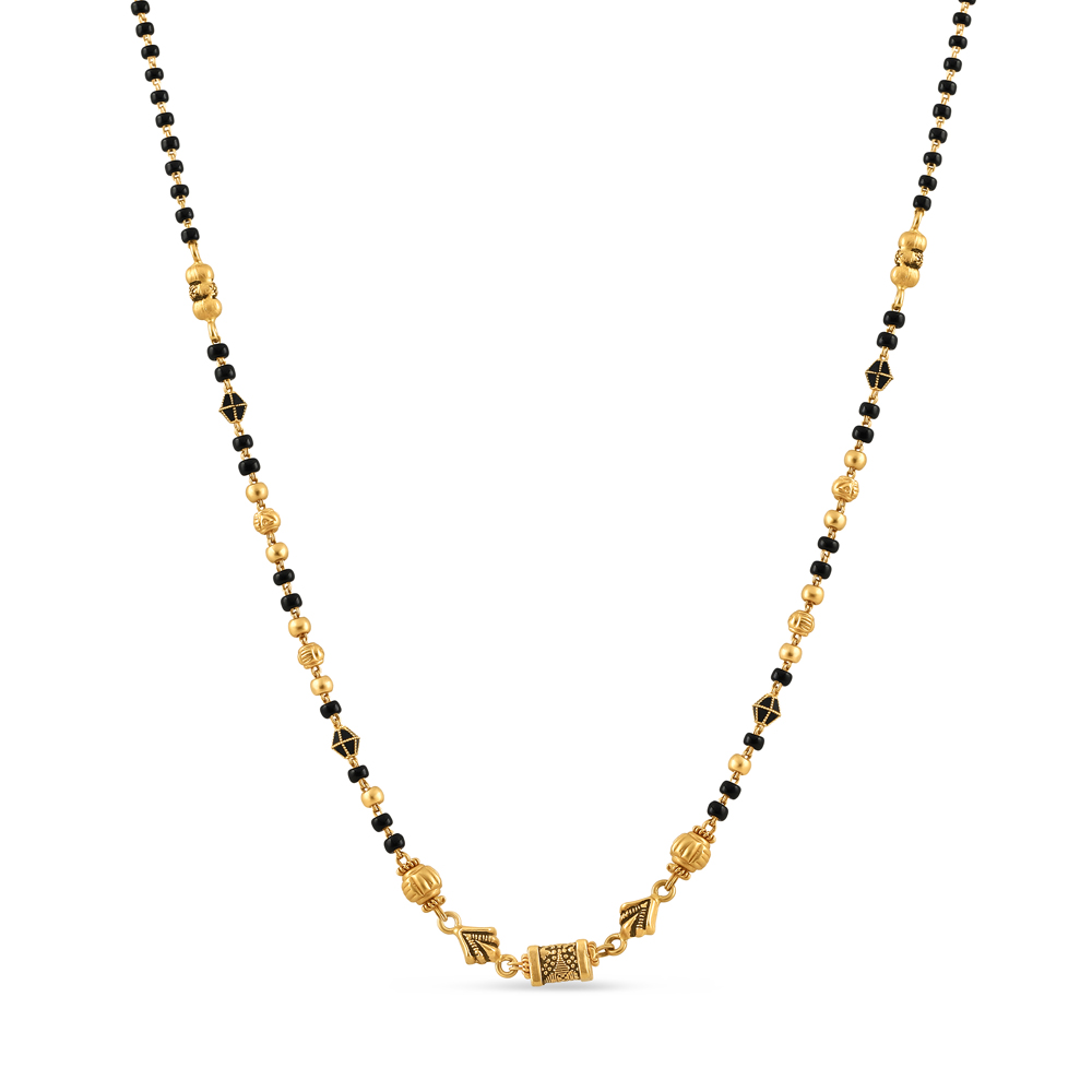 Single line deals gold mangalsutra design