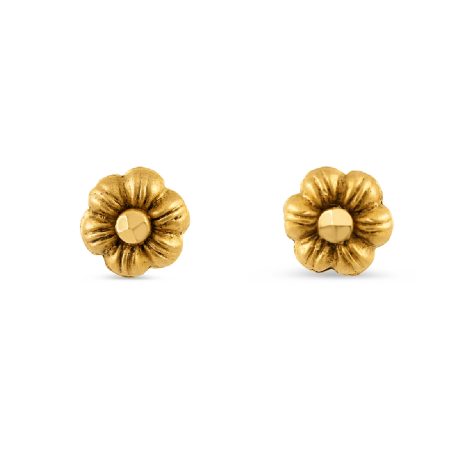 22ct Gold Rosette Stud | Diameter 6mm