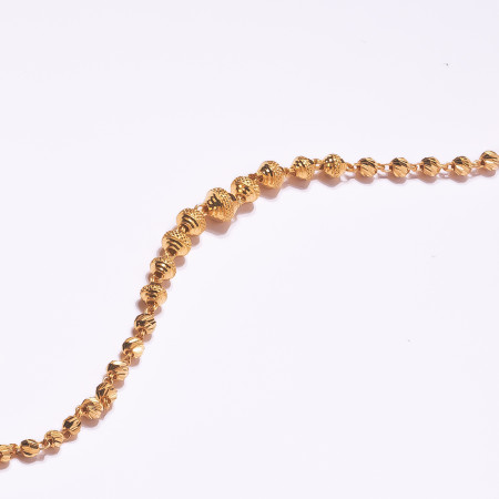 22ct Gold Beads Bracelet | 7 Inches