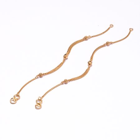 Pair of Kids Bracelet in 22ct Gold | 5 Inches