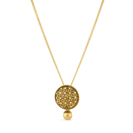 22ct Gold Armari Pendant | Antique Finish