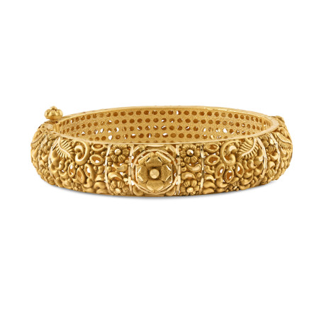 Gold Bangles Design Bridal and Party Wear Gold Kada Bangle