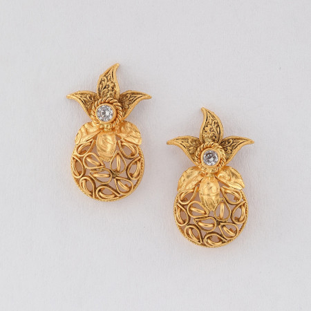 22ct Gold Pineapple Earrings