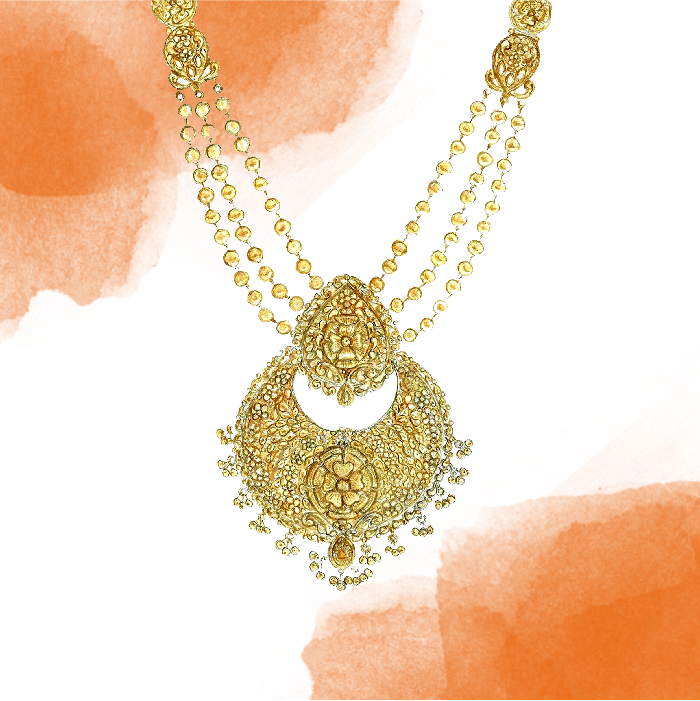 Indischer Schmuck Rani Haar