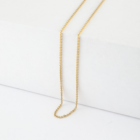 Kette Anker Gold 10K Gelbgold Mariner Anker Fußkette – 10 Zoll