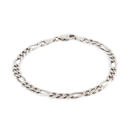 18ct White Gold Gents Bracelet