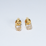 22ct Gold Flora CZ Studs 22ct Gold Flora CZ Studs