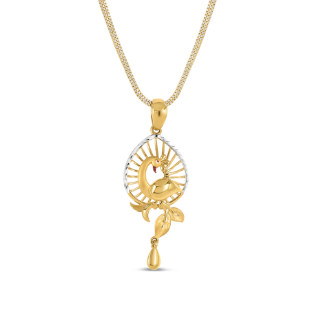 Stunning Mayura Pendant in 22ct Gold