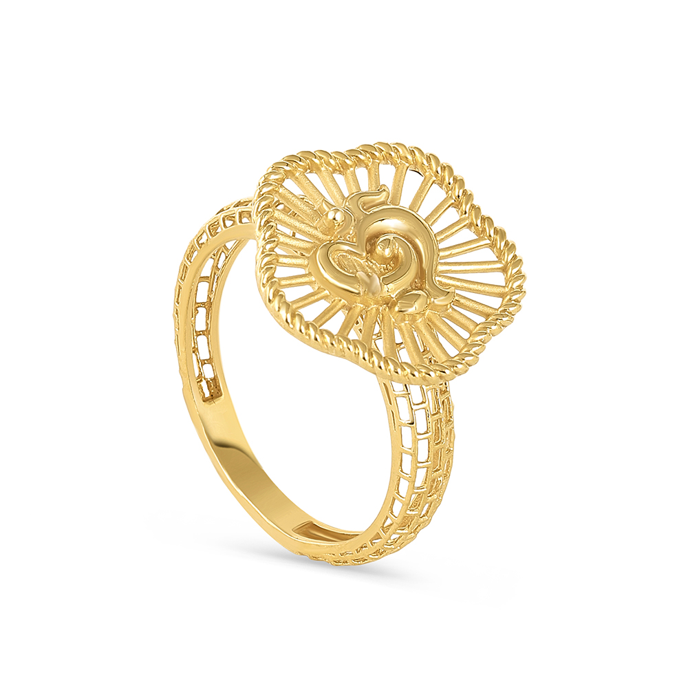 22ct Gold OM Ganesh Ring Size K1 2