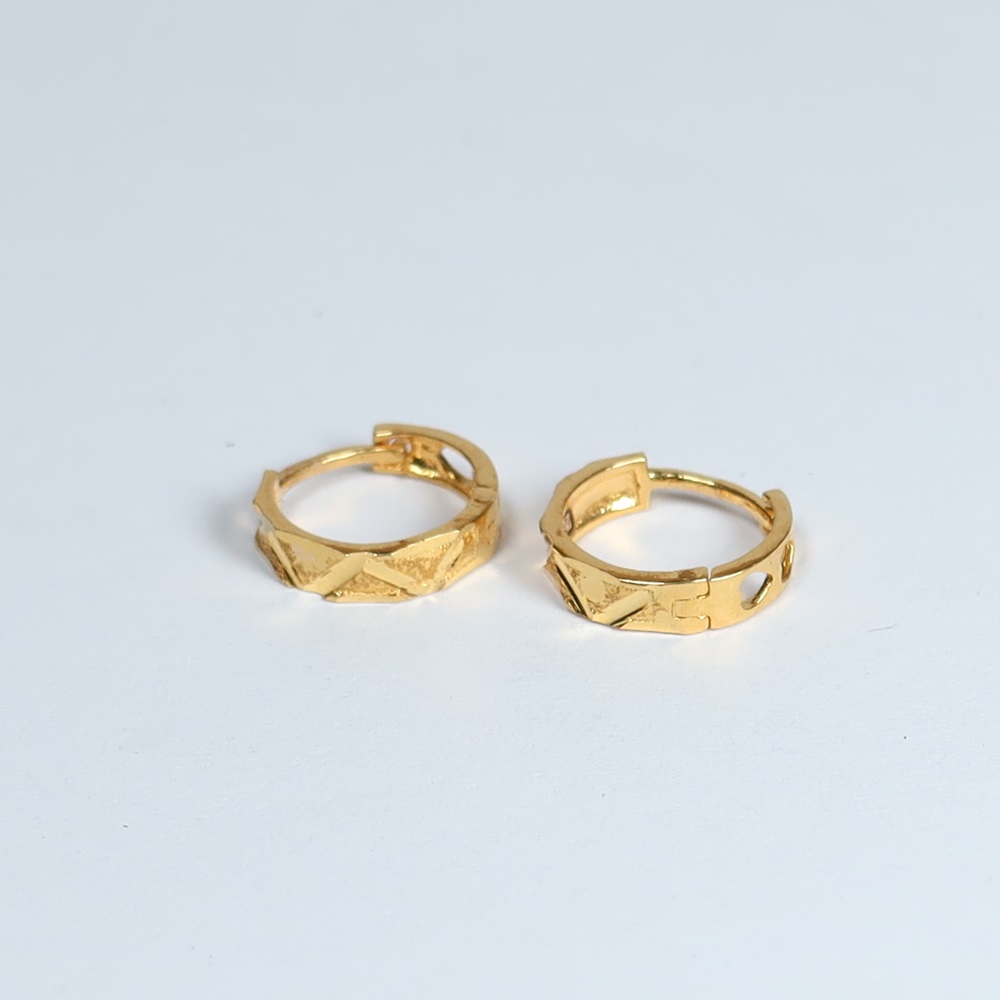 22ct Gold Hoop Style Earring PureJewels UK