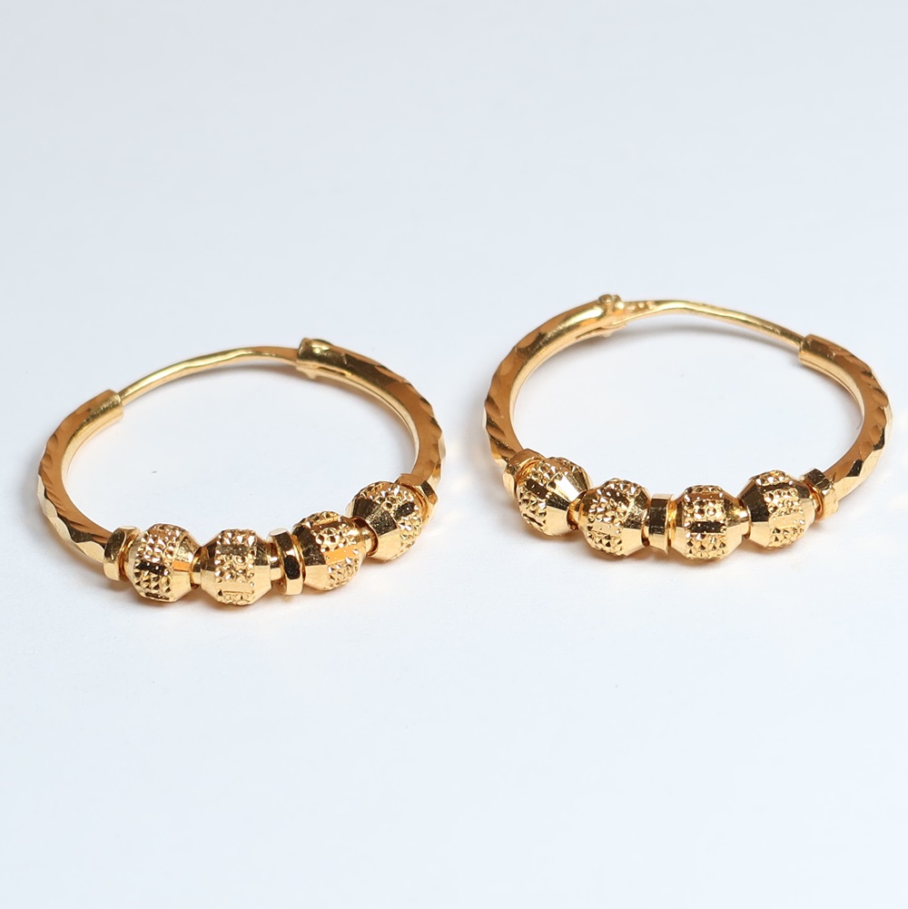 22ct Gold Hoop Earrings for Everyday Wear