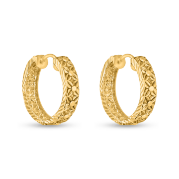 22ct Gold Hoop