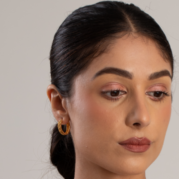 22ct Gold Hoop