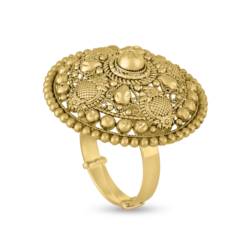 22ct Gold Cocktail Adjustable Armari Collection Ring