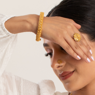 Cost of 2 gold bangles on sale