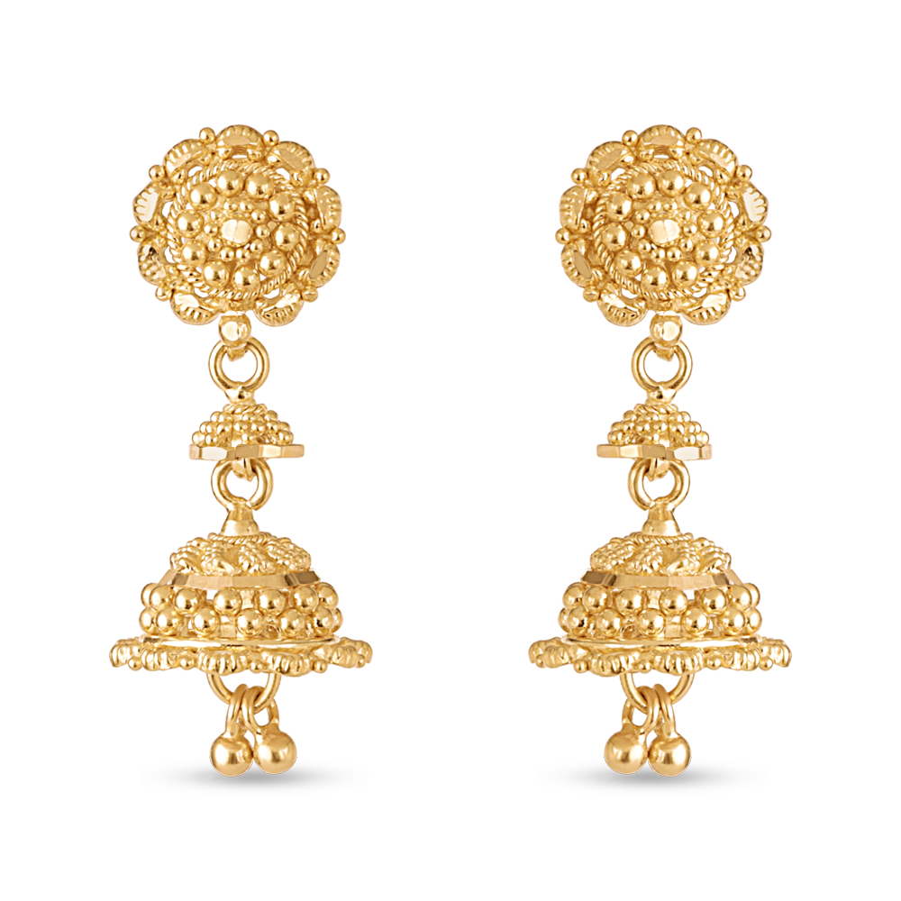 Bridal jhumka earrings deals