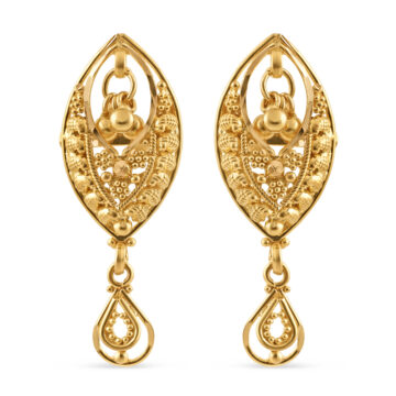 22 Karat Gold Ohrring