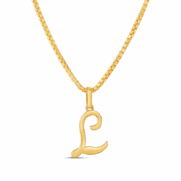 22ct Initial L Pendant