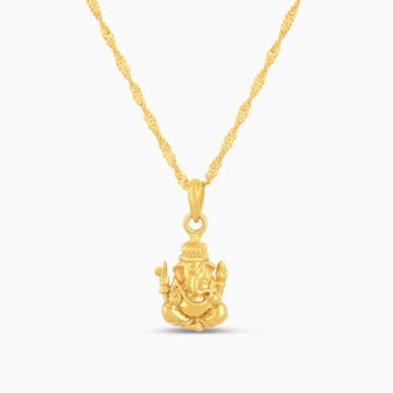 Siddhi Vinayak Gold-Anhänger - 22ct Gold