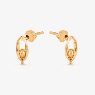 22ct Sunrise Gold Einzelner Elchi Ohrstecker